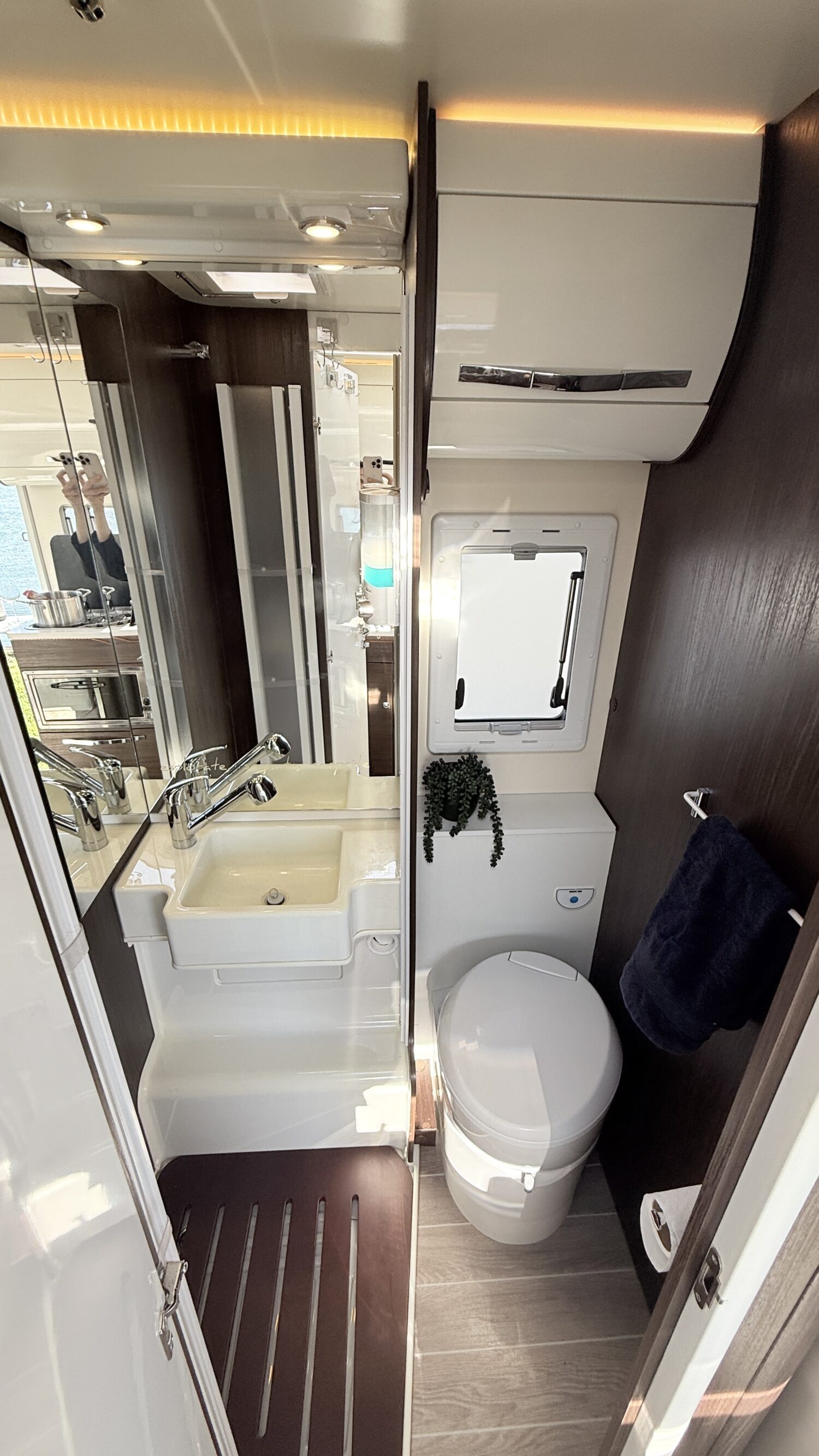 Kimmy - 4 Berth Campervan rental in New Zealand with bike rack, awning and twin beds